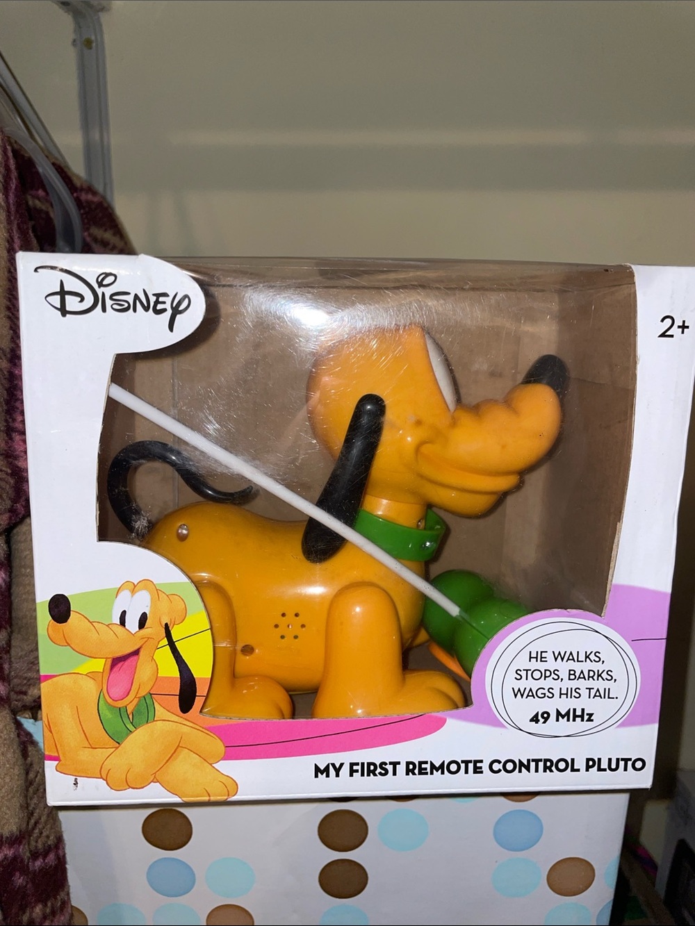 Disney My First Remote Control Pluto - Mickey & Friends RC Toy Walks/Stops/Barks